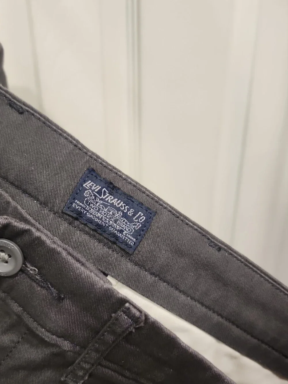 Levi's Men's Straight Chino Pants Charcoal 33X30